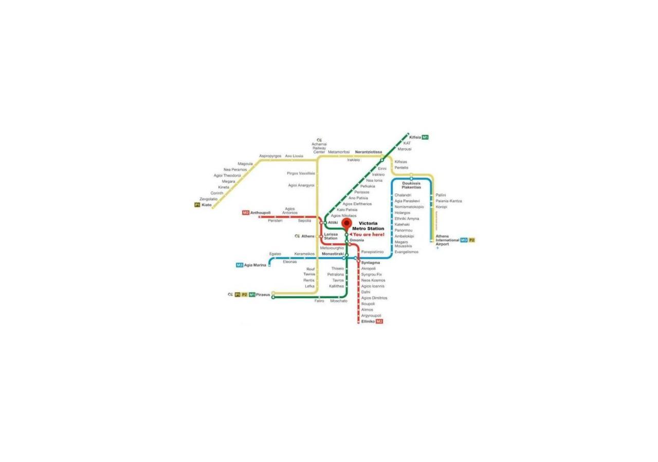 Spacious Central Flat☆3Min To Metro☆Ac|Netflix|Pc Athene Buitenkant foto