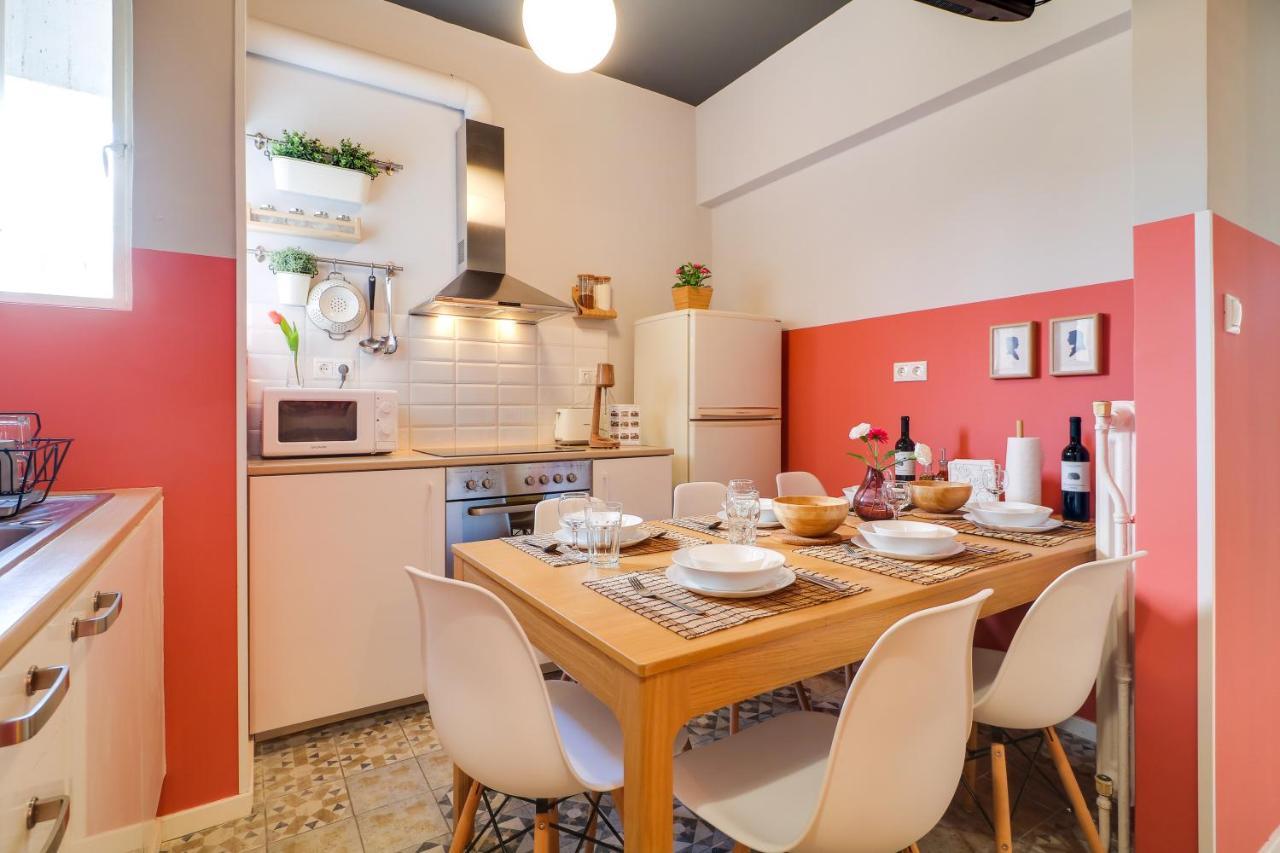 Spacious Central Flat☆3Min To Metro☆Ac|Netflix|Pc Athene Buitenkant foto