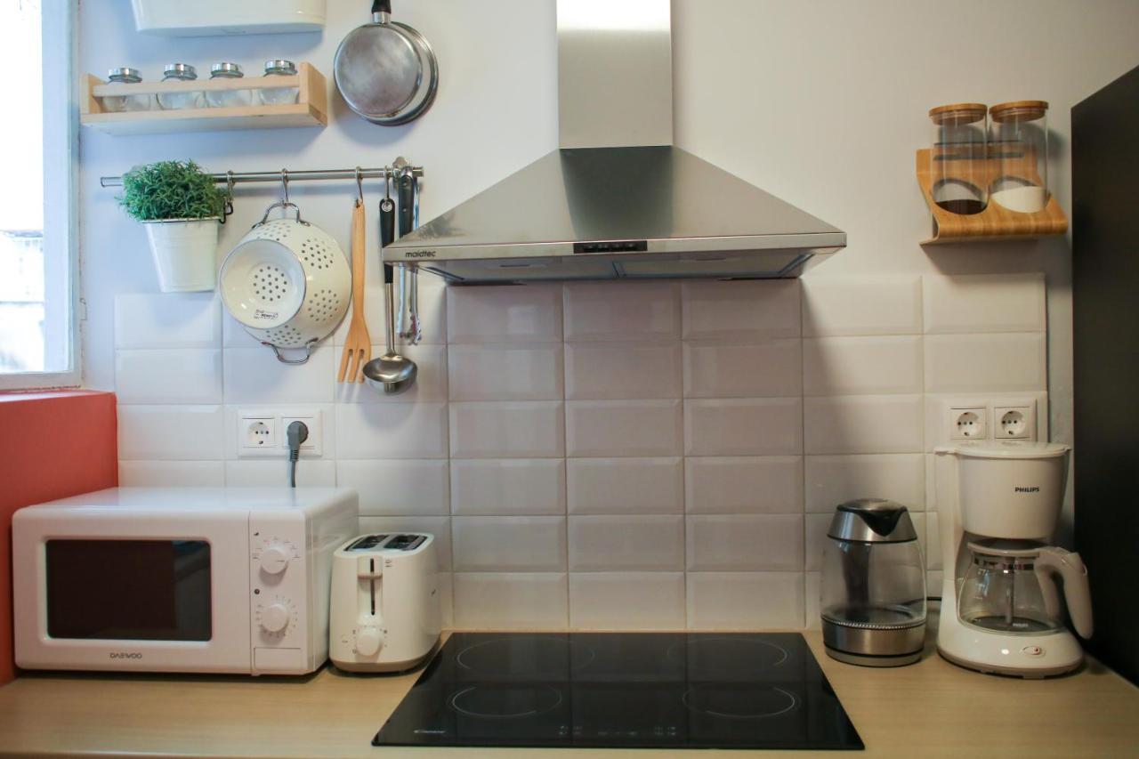 Spacious Central Flat☆3Min To Metro☆Ac|Netflix|Pc Athene Buitenkant foto
