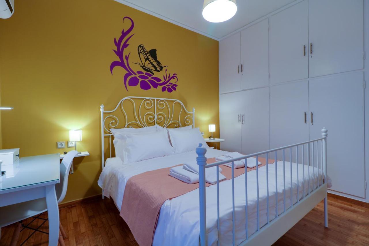 Spacious Central Flat☆3Min To Metro☆Ac|Netflix|Pc Athene Buitenkant foto